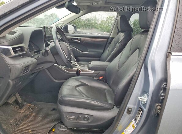 5TDXBRCH5MS022092 2021 TOYOTA HIGHLANDER Blue Vista interior delantera