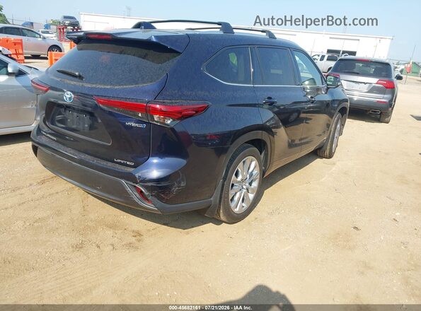 5TDXBRCH6PS596589 2023 TOYOTA HIGHLANDER Blue Задня права чверть