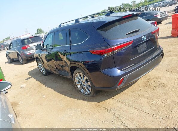 5TDXBRCH6PS596589 2023 TOYOTA HIGHLANDER Blue Задня ліва чверть