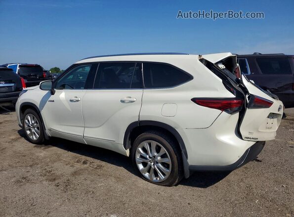 5TDXBRCH7MS531164 2021 TOYOTA HIGHLANDER Белый Задняя левая четверть