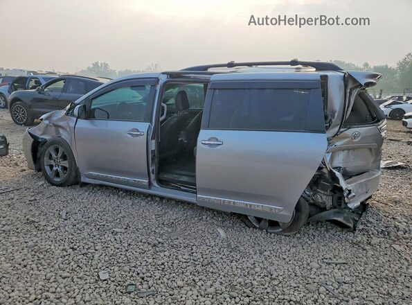 5TDXK3DC1GS742395 2016 TOYOTA SIENNA Silver Trasero izquierdo