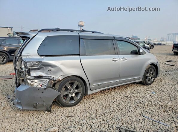 5TDXK3DC1GS742395 2016 TOYOTA SIENNA Silver Trasero derecho