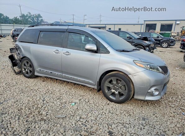 5TDXK3DC1GS742395 2016 TOYOTA SIENNA Silver Delantero derecho