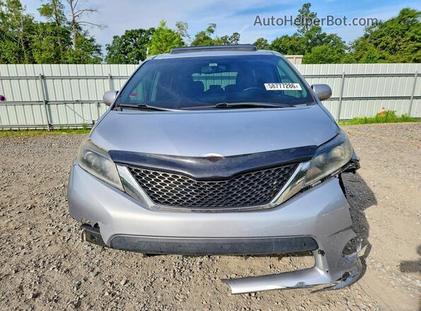 5TDXK3DC2GS728019 2016 TOYOTA SIENNA Silver Вид спереду