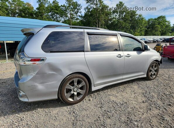 5TDXK3DC2GS728019 2016 TOYOTA SIENNA Silver Задня права чверть