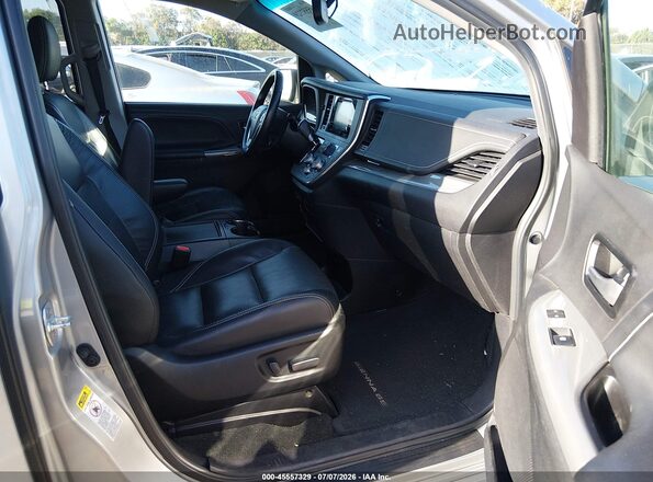 5TDXK3DC3GS730720 2016 TOYOTA SIENNA Gray წინა სალონის ხედი