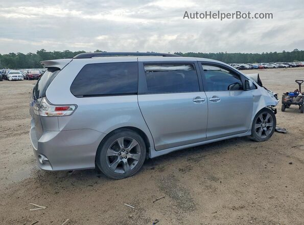 5TDXK3DC6GS729920 2016 TOYOTA SIENNA Silver Rear right