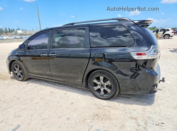 5TDXK3DCXGS698168 2016 TOYOTA SIENNA Black Tył lewy