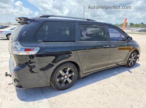 5TDXK3DCXGS698168 2016 TOYOTA SIENNA Black Tył prawy