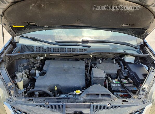 5TDXK3DCXGS698168 2016 TOYOTA SIENNA Black Widok komory silnika