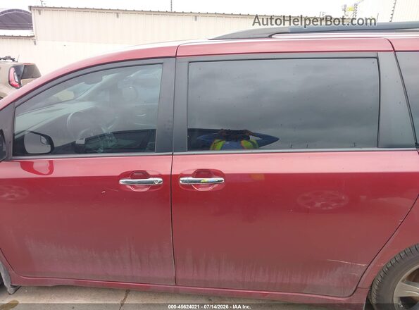5TDXK3DCXGS763715 2016 TOYOTA SIENNA Maroon Панорамний вид салону 360°