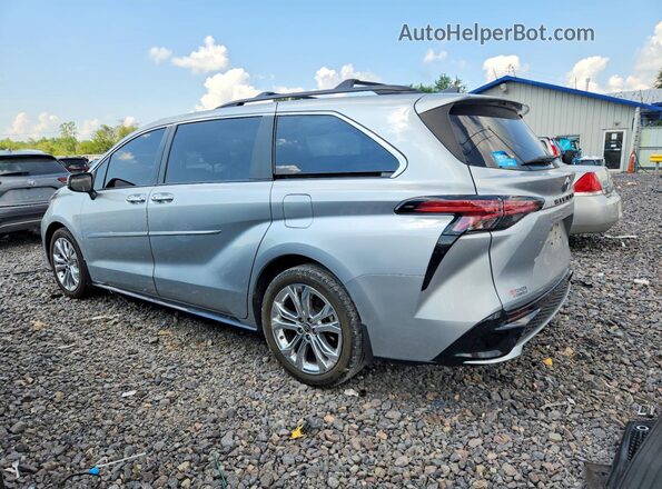 5TDXRKEC2NS085401 2022 TOYOTA SIENNA Серебряный Задняя левая четверть