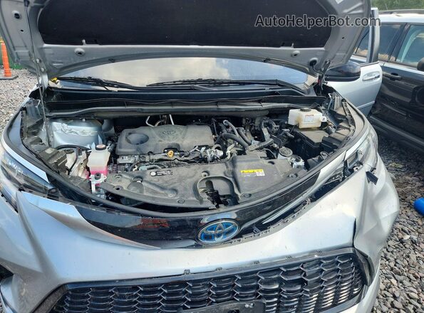 5TDXRKEC2NS085401 2022 TOYOTA SIENNA Серебряный Вид подкапотного пространства