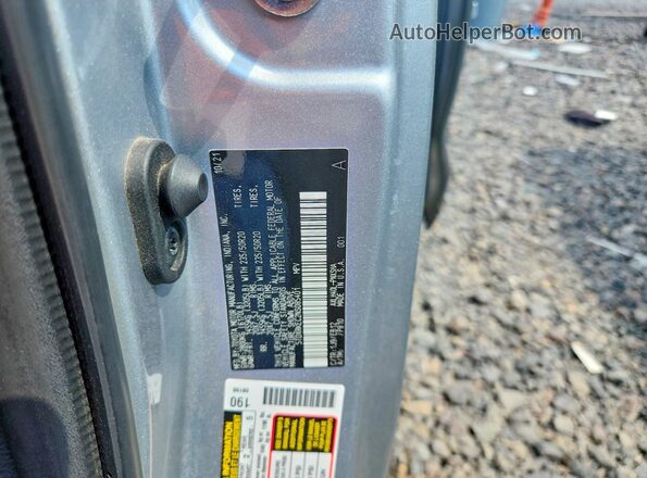 5TDXRKEC2NS085401 2022 TOYOTA SIENNA Серебряный Вид наклейки с VIN-кодом