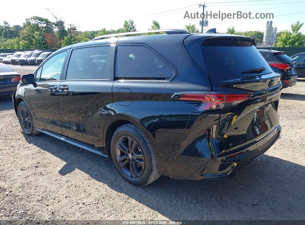 5TDXSKFC8TS242252 2026 TOYOTA SIENNA Black Rear left