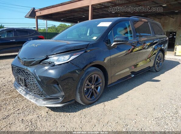 5TDXSKFC8TS242252 2026 TOYOTA SIENNA Black Front view