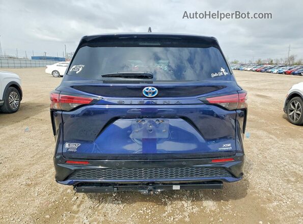 5TDXSKFC9MS005318 2021 TOYOTA SIENNA Blue Հետևի տեսք