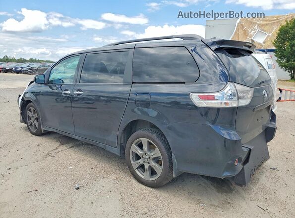 5TDXZ3DC0KS009758 2019 TOYOTA SIENNA Черный Задняя левая четверть
