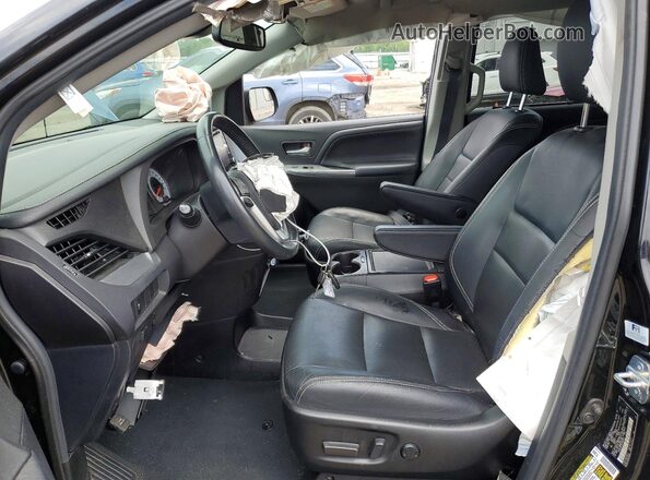5TDXZ3DC0KS009758 2019 TOYOTA SIENNA Черный Вид салона спереди