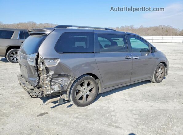 5TDXZ3DC1HS804181 2017 TOYOTA SIENNA Серый Задняя правая четверть