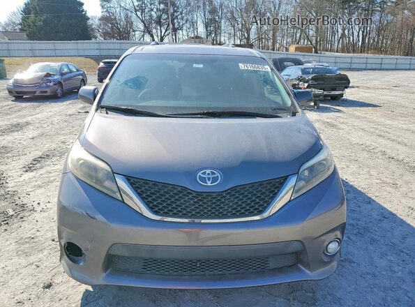 5TDXZ3DC1HS804181 2017 TOYOTA SIENNA Серый Вид спереди