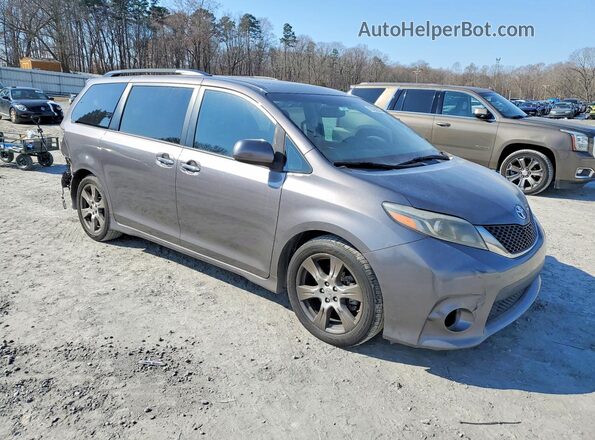 5TDXZ3DC1HS804181 2017 TOYOTA SIENNA Серый Передняя правая четверть