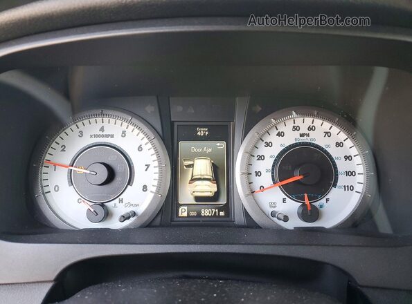 5TDXZ3DC1HS804181 2017 TOYOTA SIENNA Серый Вид щитка приборов