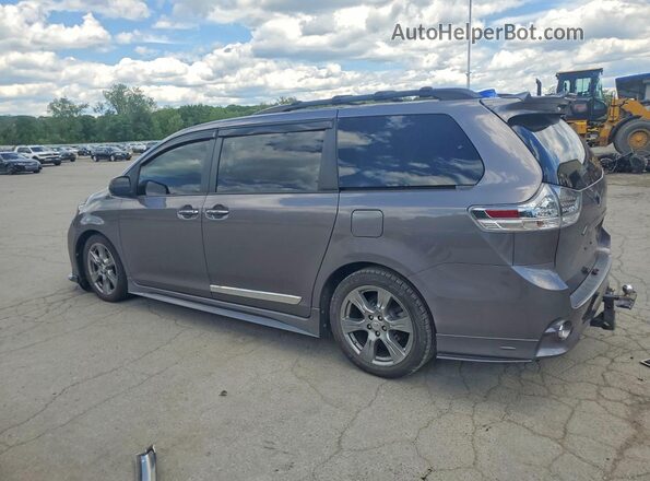 5TDXZ3DC1HS849816 2017 TOYOTA SIENNA Gray Rear left
