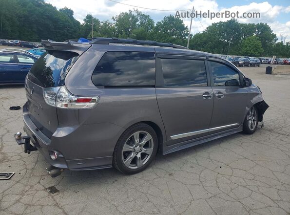 5TDXZ3DC1HS849816 2017 TOYOTA SIENNA Gray Rear right