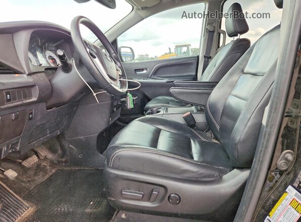 5TDXZ3DC1JS957312 2018 TOYOTA SIENNA Black Սալոնի դիմացի տեսք