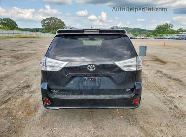 5TDXZ3DC1JS957312 2018 TOYOTA SIENNA Black Հետևի տեսք