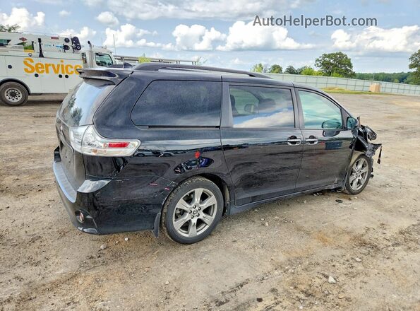 5TDXZ3DC1JS957312 2018 TOYOTA SIENNA Black Հետևի աջ