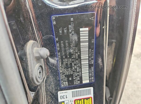 5TDXZ3DC1JS957312 2018 TOYOTA SIENNA Black Սալոնի 360 աստիճան տեսք