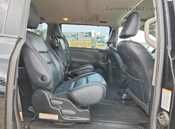 5TDXZ3DC1JS957312 2018 TOYOTA SIENNA Black Սալոնի հետևի տեսք