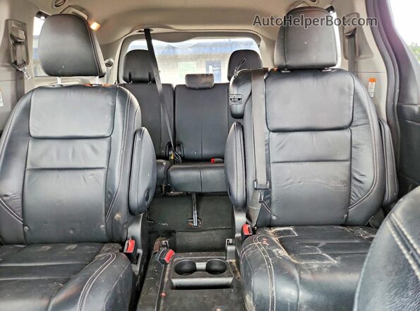 5TDXZ3DC1JS957312 2018 TOYOTA SIENNA Black Հետևի նստատեղերի տեսք