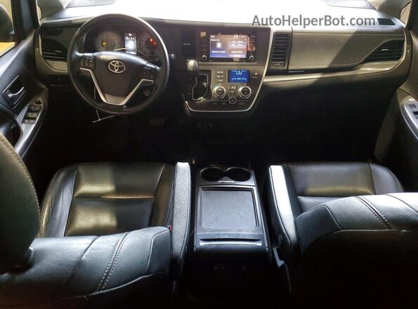 5TDXZ3DC1LS081795 2020 TOYOTA SIENNA Gray Вид панелі приладів