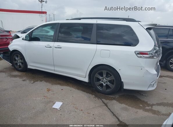 5TDXZ3DC2HS802066 2017 TOYOTA SIENNA White Tył lewy