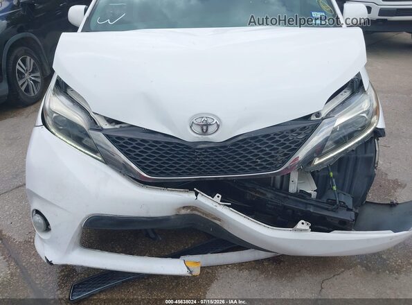 5TDXZ3DC2HS802066 2017 TOYOTA SIENNA White Widok z tyłu