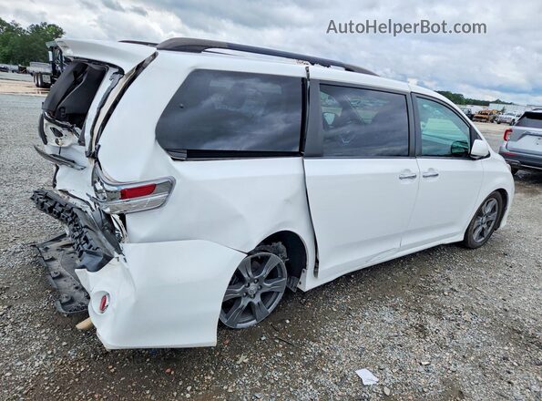 5TDXZ3DC2HS873249 2017 TOYOTA SIENNA White უკანა მარჯვენა