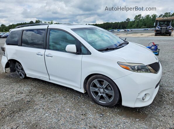 5TDXZ3DC2HS873249 2017 TOYOTA SIENNA White წინა მარჯვენა