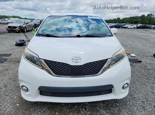 5TDXZ3DC2HS873249 2017 TOYOTA SIENNA White წინა ხედი