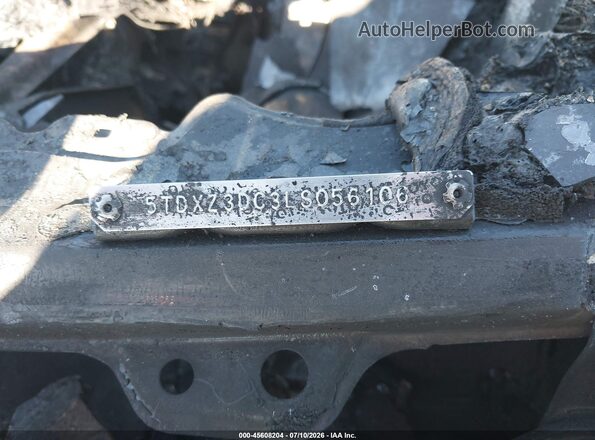 5TDXZ3DC3LS056106 2020 TOYOTA SIENNA Black Вид підкапотного простору