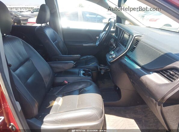 5TDXZ3DC4HS878727 2017 TOYOTA SIENNA Red Vista interior delantera