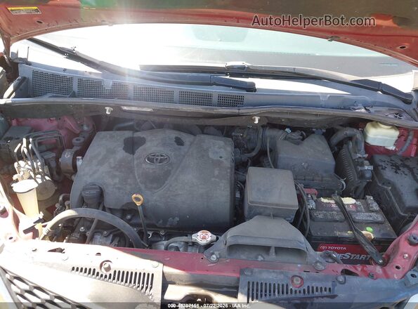 5TDXZ3DC4HS878727 2017 TOYOTA SIENNA Red Vista trasera