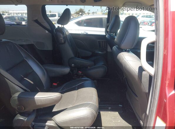 5TDXZ3DC4HS878727 2017 TOYOTA SIENNA Red Vista de la etiqueta del VIN