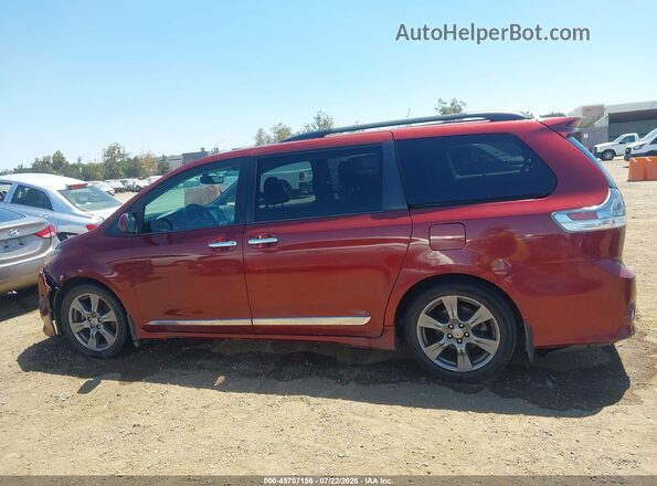 5TDXZ3DC4HS878727 2017 TOYOTA SIENNA Red Vista interior de 360 grados