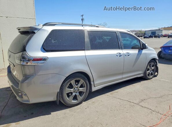 5TDXZ3DC4JS907049 2018 TOYOTA SIENNA Silver Հետևի աջ