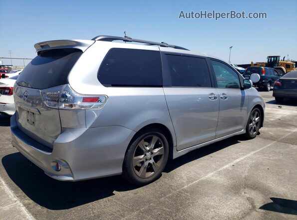5TDXZ3DC5HS840598 2017 TOYOTA SIENNA Серый Задняя правая четверть