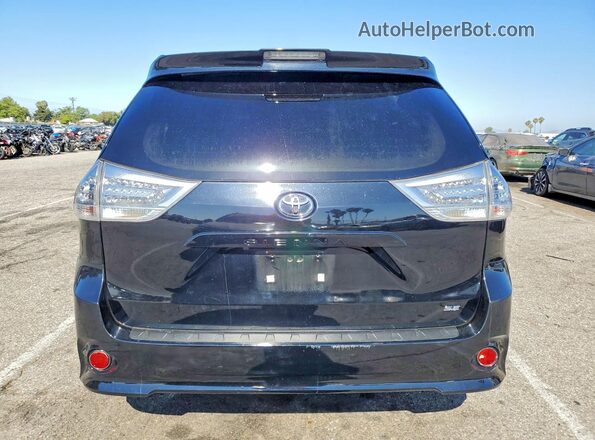 5TDXZ3DC5JS961721 2018 TOYOTA SIENNA Black Հետևի տեսք