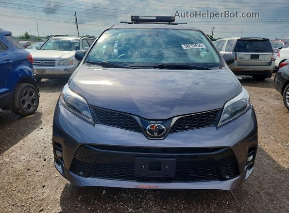 5TDXZ3DC7JS959257 2018 TOYOTA SIENNA Gray Vista frontal